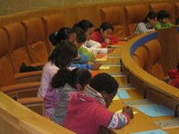 Acto "Diputados por un día" de Aldeas Infantiles