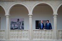 Visita del Presidente de la Asamblea de Extremadura