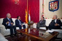 Visita del Presidente de la Asamblea de Extremadura