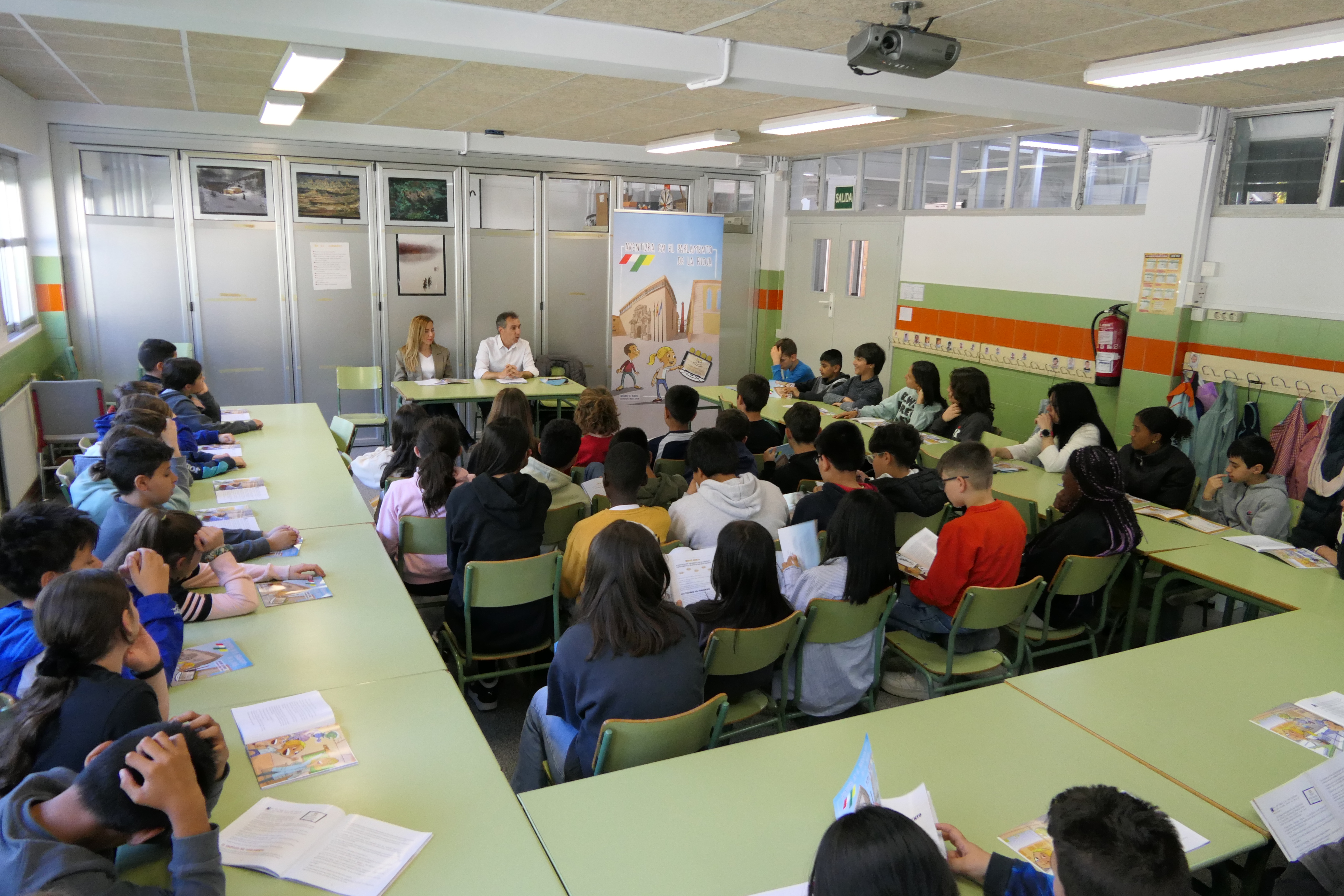 Presentación del cuento Aventura en el Parlamento 
