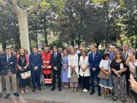 Minuto de silencio en recuerdo de la víctima del atropello de Haro