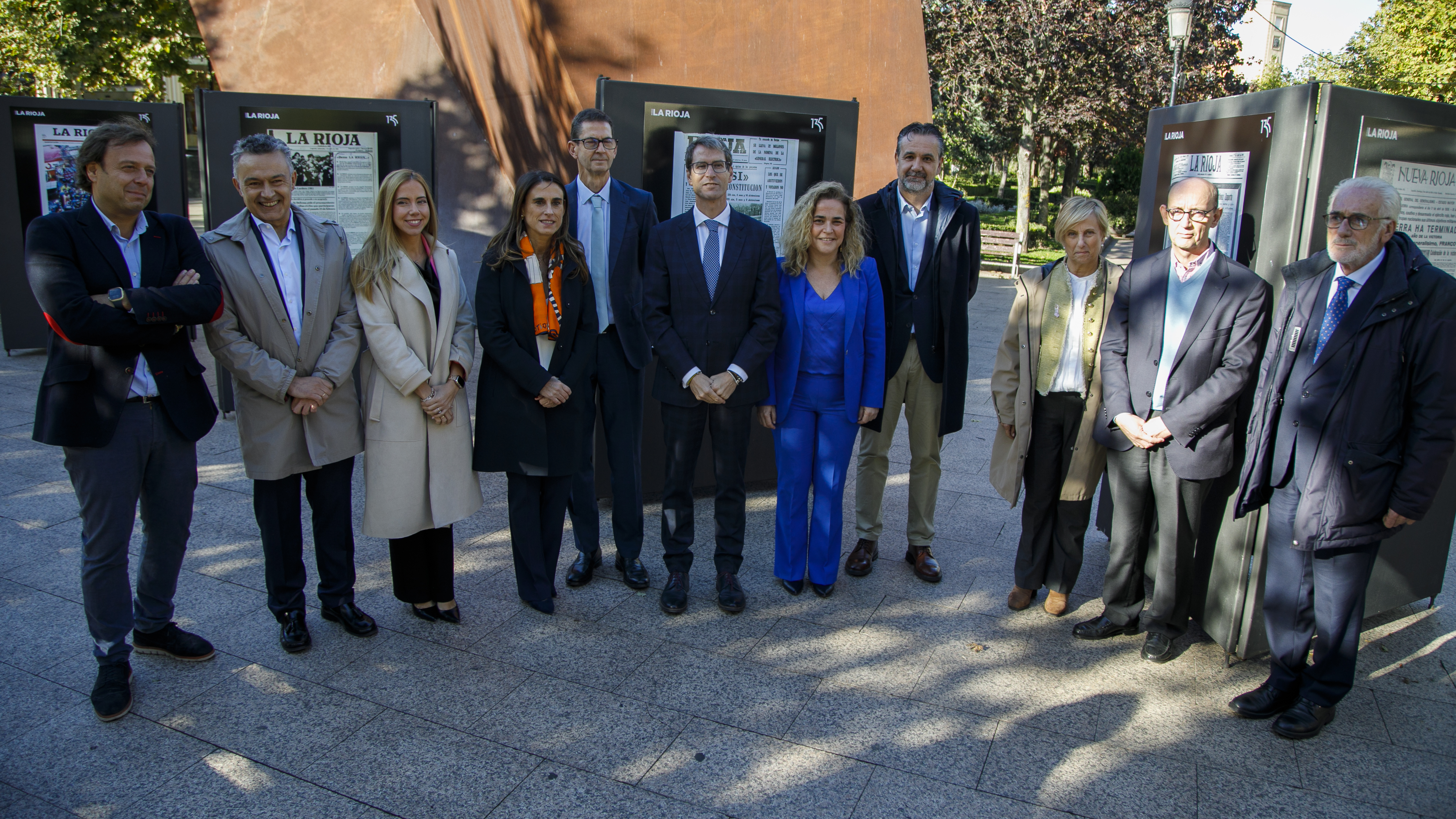Inauguración de la muestra de portadas de Diario La Rioja