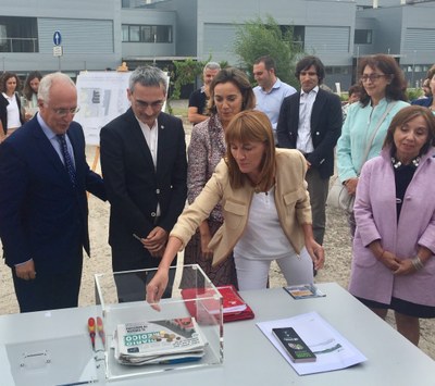 Primera piedra de la nueva Escuela de Enfermería 