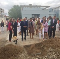 Primera piedra de la nueva Escuela de Enfermería