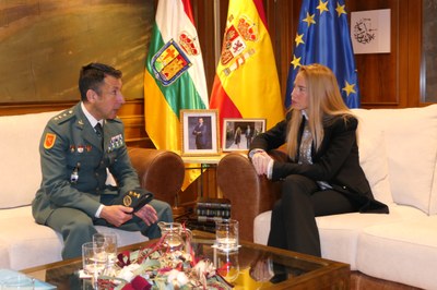 Recepción al coronel Cayuso Camacho