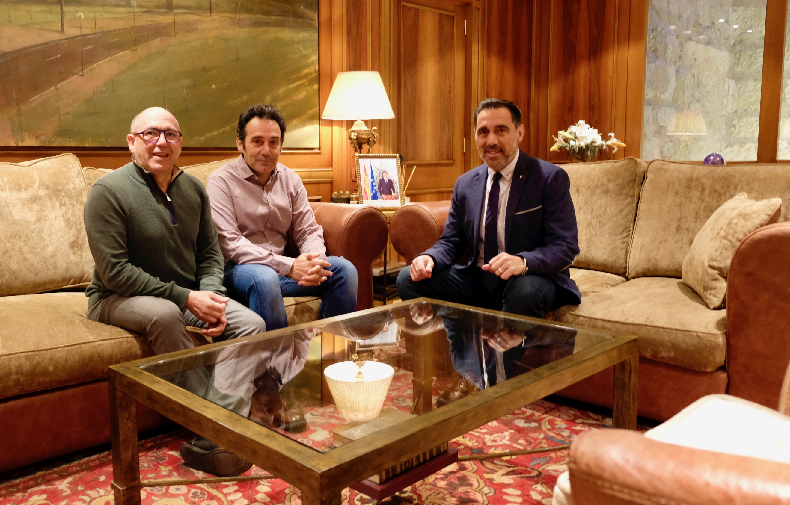 Abel Alonso, Fernando Diaz y Jesús Mª García