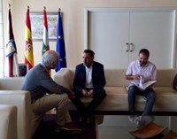 Reunión con el alcalde de Logroño