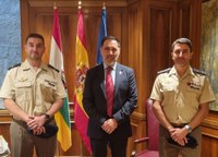 Reunión con el Comandante Militar de La Rioja y Jefe del BHELMA III