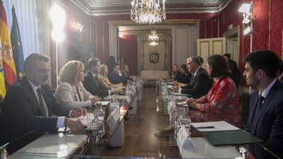 Reunión de trabajo con el presidente del CdR