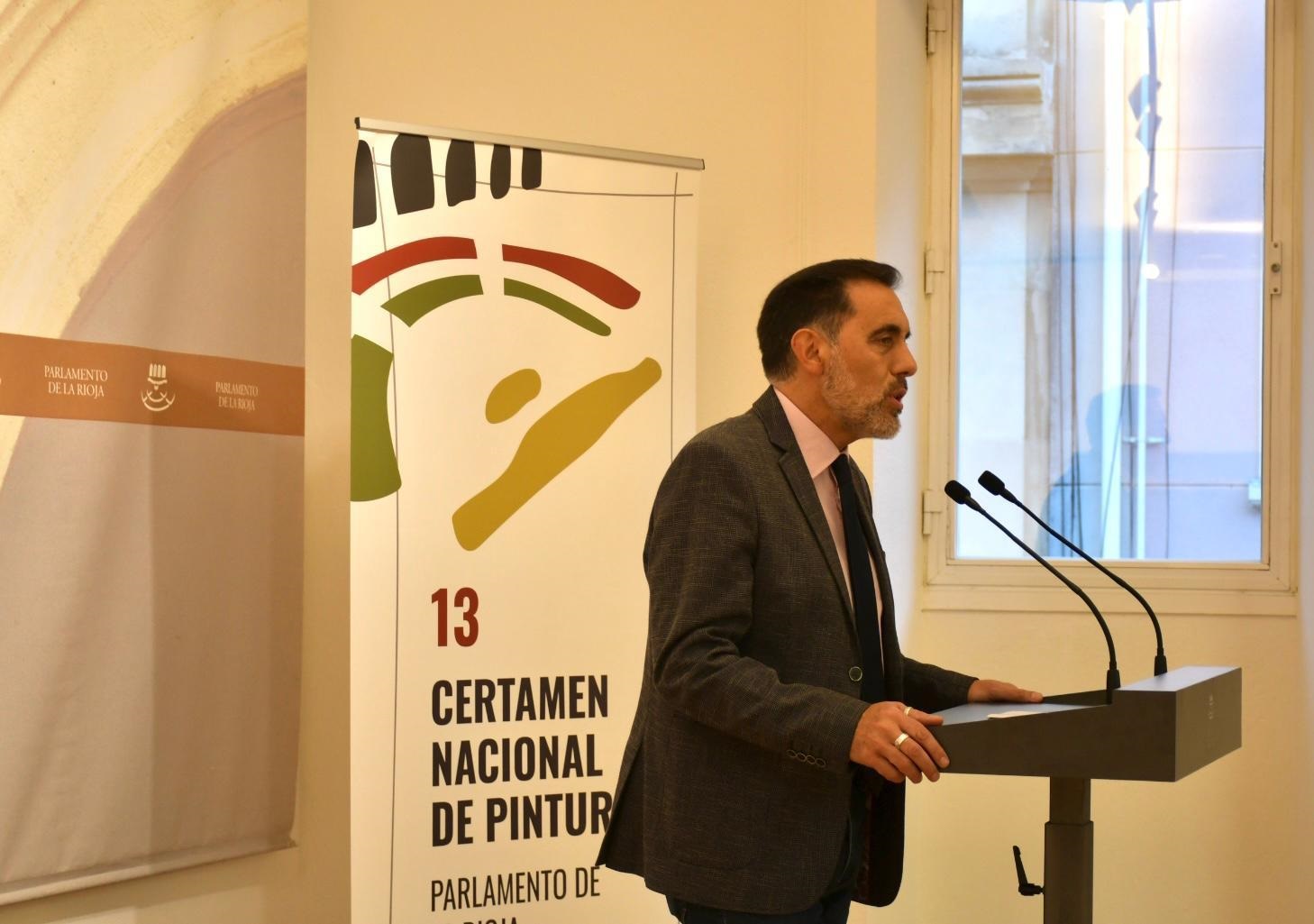 Presentación 13º Certamen de Pintura del Parlamento de La Rioja