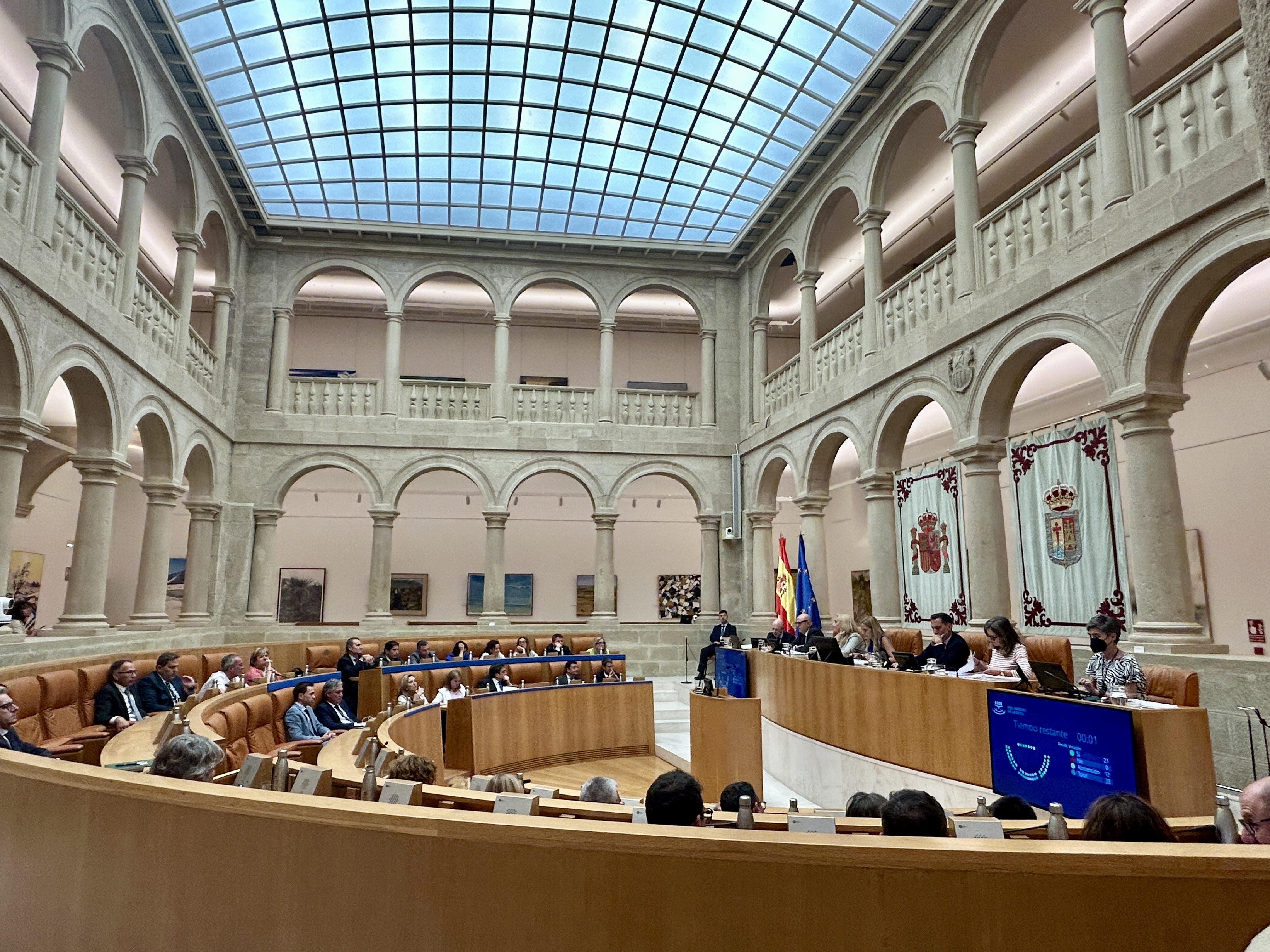 Sesión plenaria celebrada hoy