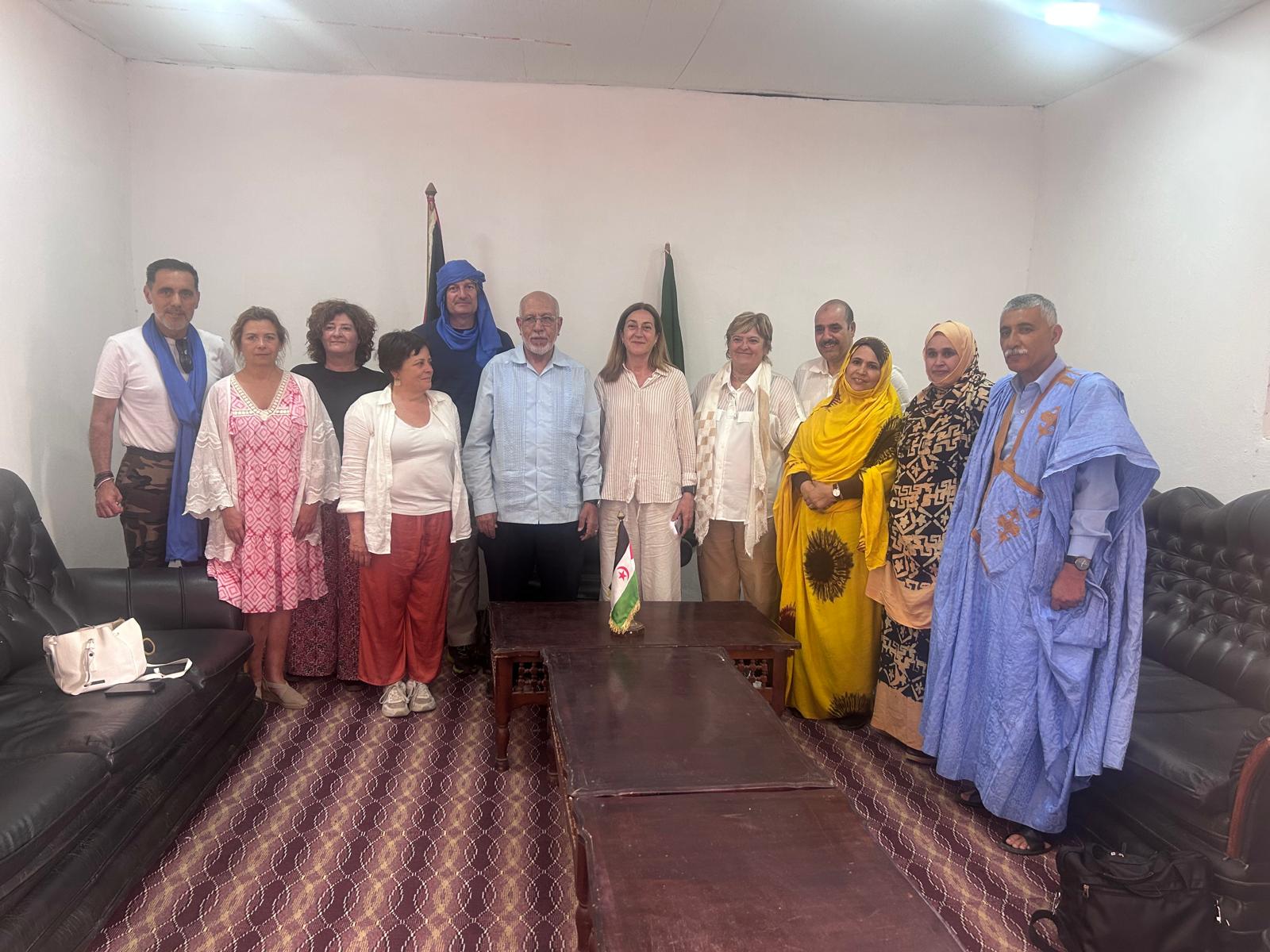 Viaje institucional a los campamentos saharauis