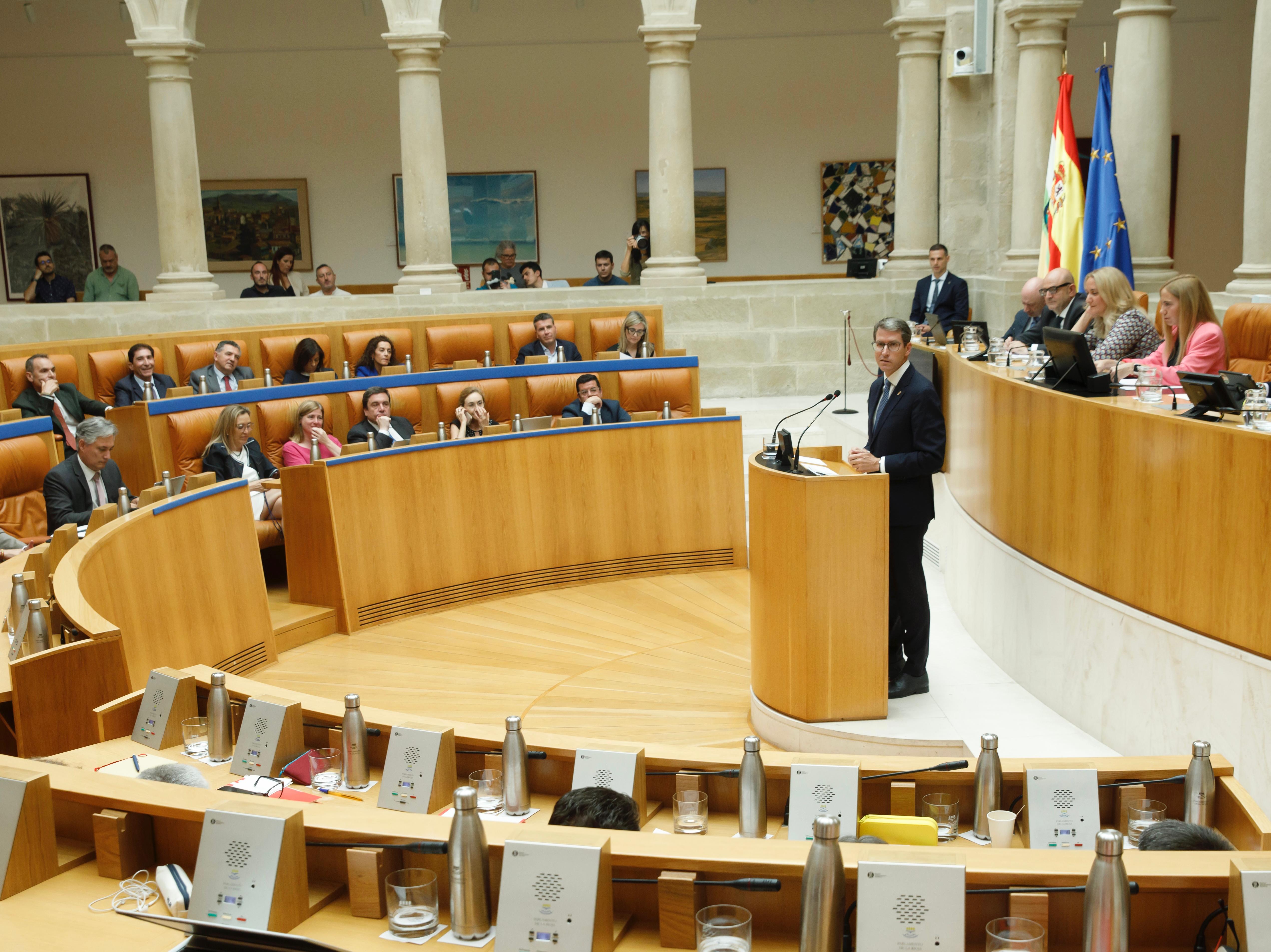 Intervención del presidente del Gobierno de La Rioja