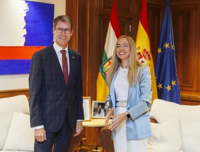 Reunión institucional con el presidente del Gobierno de La Rioja