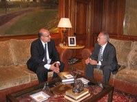 El Presidente del Parlamento de La Rioja ha recibido la Memoria Anual de la Fiscalía de la Comunidad Autónoma