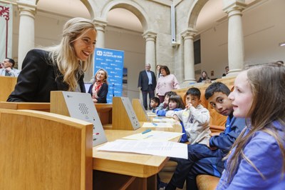 Pleno infantil Diputados por un día