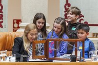 Pleno infantil Diputados por un ía