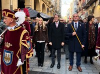 Fernández Cornago ha participado en los actos en honor de la patrona de Logroño