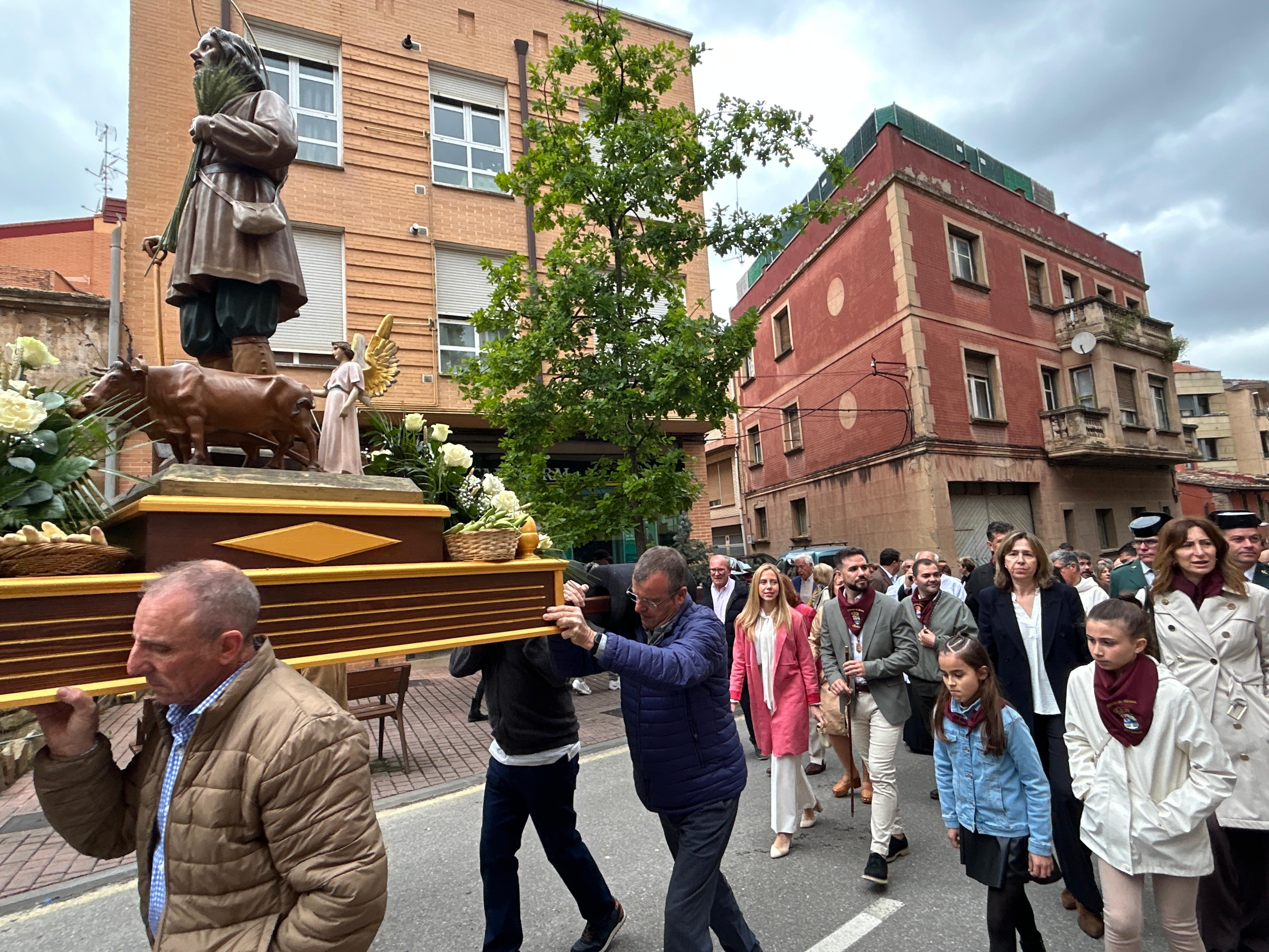 Procesión de San Isidro en Villamediana de Iregua