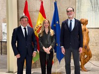 Fernández Cornago recibe la memoria del Consejo Consultivo del pasado ejercicio