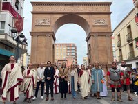 Fernández Cornago se desplaza a Calahorra para asistir a la inauguración de Mercaforum