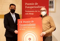Presentación del IX Premio de Fotoperiodismo de AIG y Parlamento de La Rioja