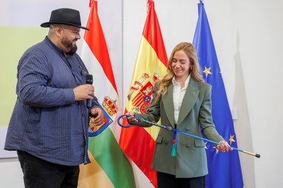 Entrega de la vara del pueblo gitano