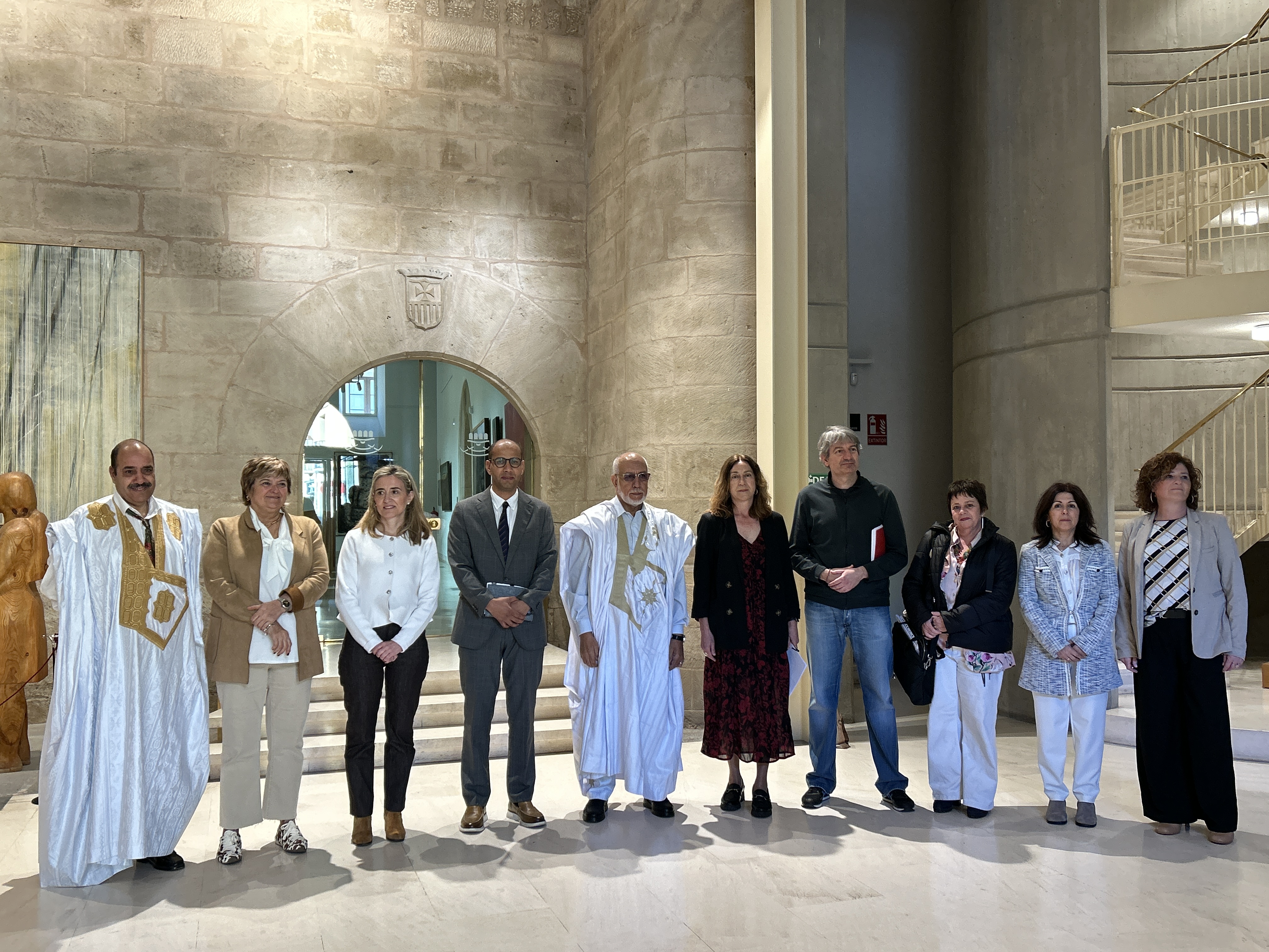 Recepción al presidente del Consejo Nacional Saharaui