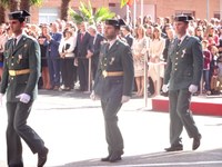 La Presidenta del Parlamento acompaña a la Guardia Civil en los actos organizados con motivo de la celebración del Pilar
