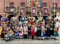 La presidenta del Parlamento acompaña a los calagurritanos en el día grande de sus fiestas patronales