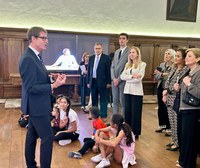 Inauguración de la exposición 'AutorIA. La Rioja, tierra del español'