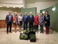 La Presidenta del Parlamento asiste a la inauguración de las XXIII Jornadas Gastronómicas de la Verdura de Calahorra