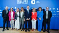 La presidenta del Parlamento asiste al Foro Cope Desafíos 2025