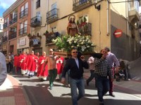 La Presidenta celebra junto a los vecinos de Villamediana la festividad de Santa Eufemia