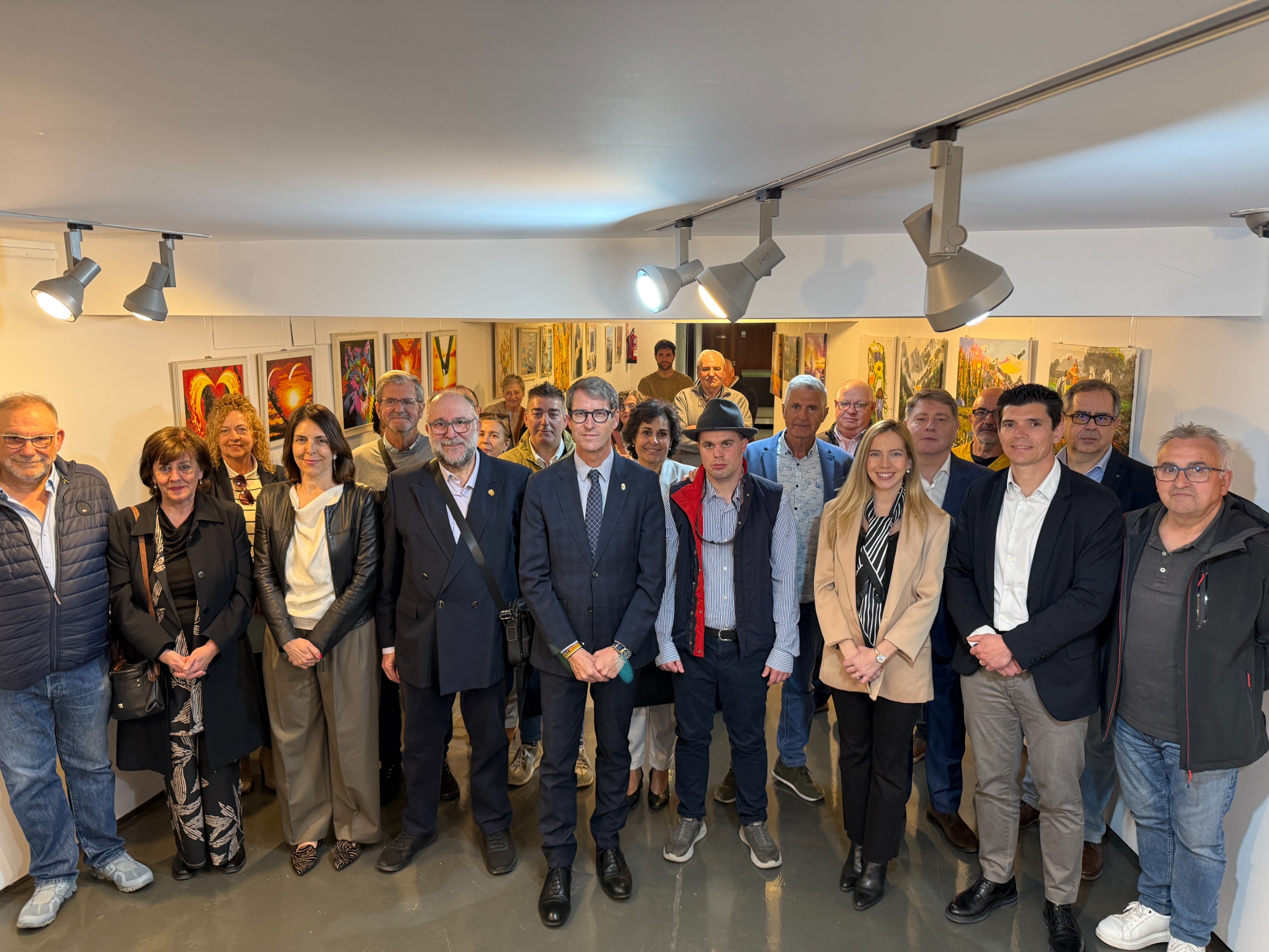 Inauguración de la exposición 'Cuadros', del artista Nacho Vera Sainz