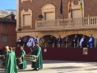 La Presidenta del Parlamento de La Rioja participa en la III Exaltación de Bandas Cofrades de Ribafrecha