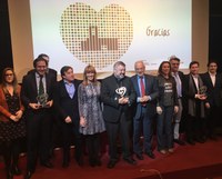 La Presidenta del Parlamento felicita a los galardonados en los Premios con Corazón de Cáritas Chavicar