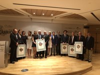 La Presidenta del Parlamento felicita a los galardonados en los Premios Mercurio que concede el Club de Marketing de La Rioja   