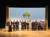La Presidenta del Parlamento felicita a los galardonados en los Premios Solidarios ONCE La Rioja 2017