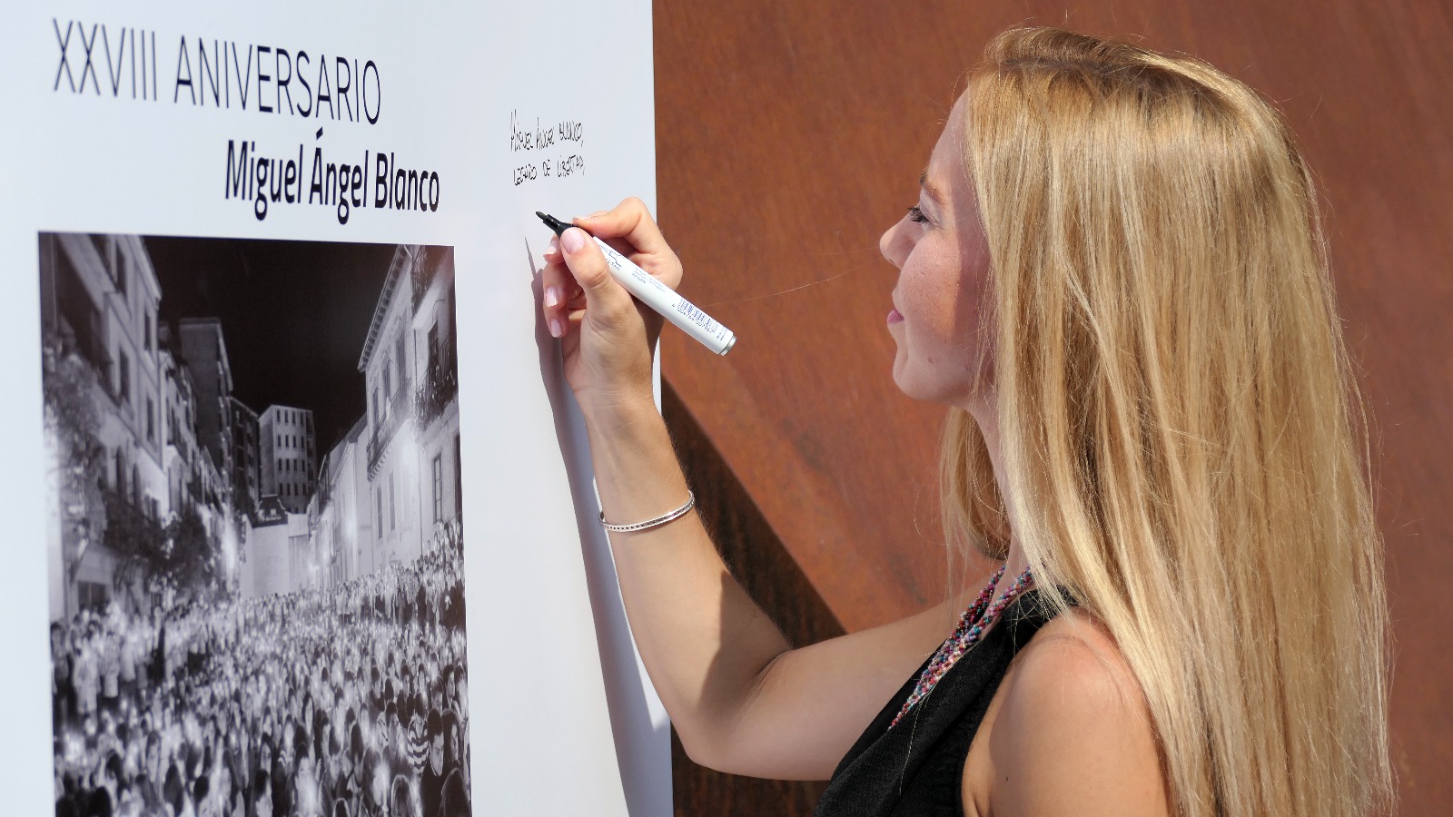 28º aniversario del asesinato de Miguel Ángel Blanco