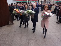 La Presidenta del Parlamento participa en el acto conmemorativo del Día Europeo de las Víctimas del Terrorismo
