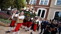 La presidenta del Parlamento participa en los actos centrales de las Fiestas de San Mateo