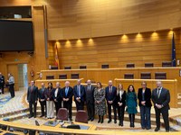 La presidenta del Parlamento ve “muy positiva” la voluntad del Senado y las cámaras regionales de estrechar su colaboración en beneficio mutuo