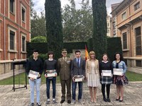 La Presidenta felicita a la Delegación de Defensa en La Rioja y a los ganadores del concurso "Carta a un militar español"