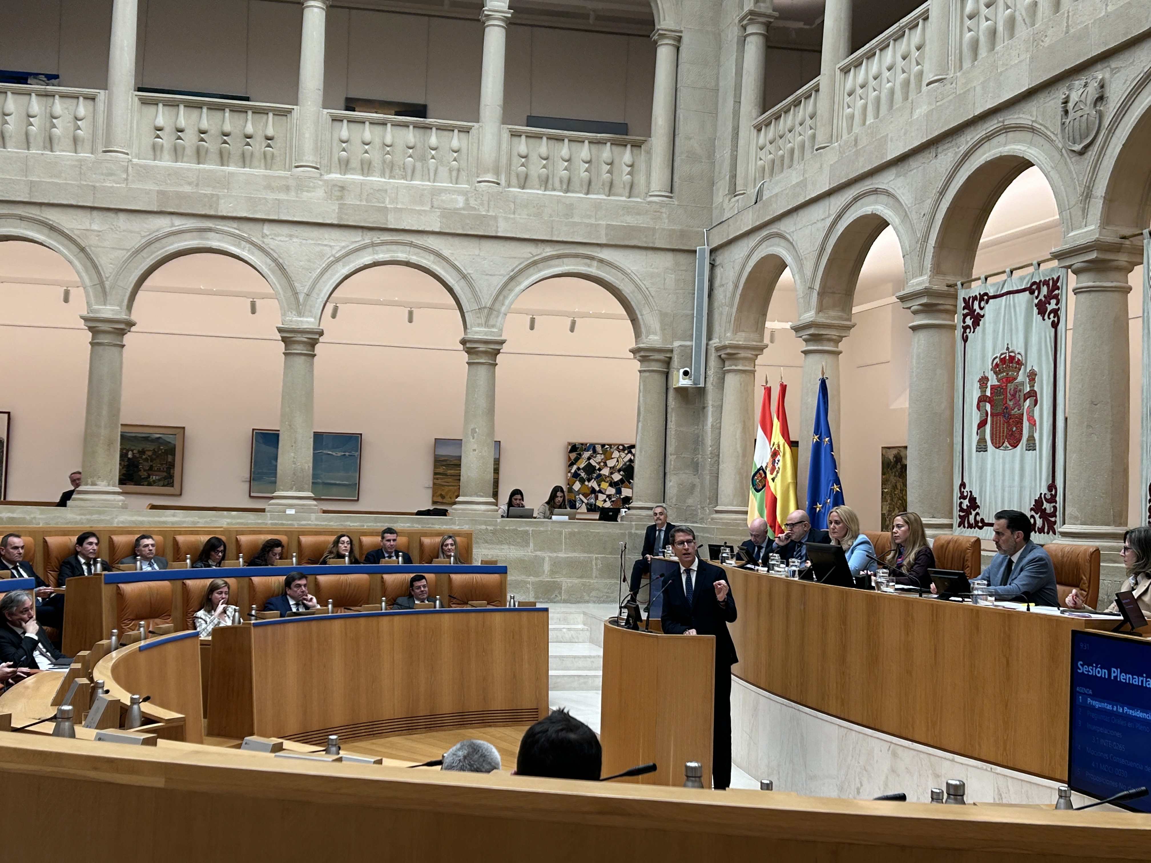Sesión de Pleno celebrada hoy