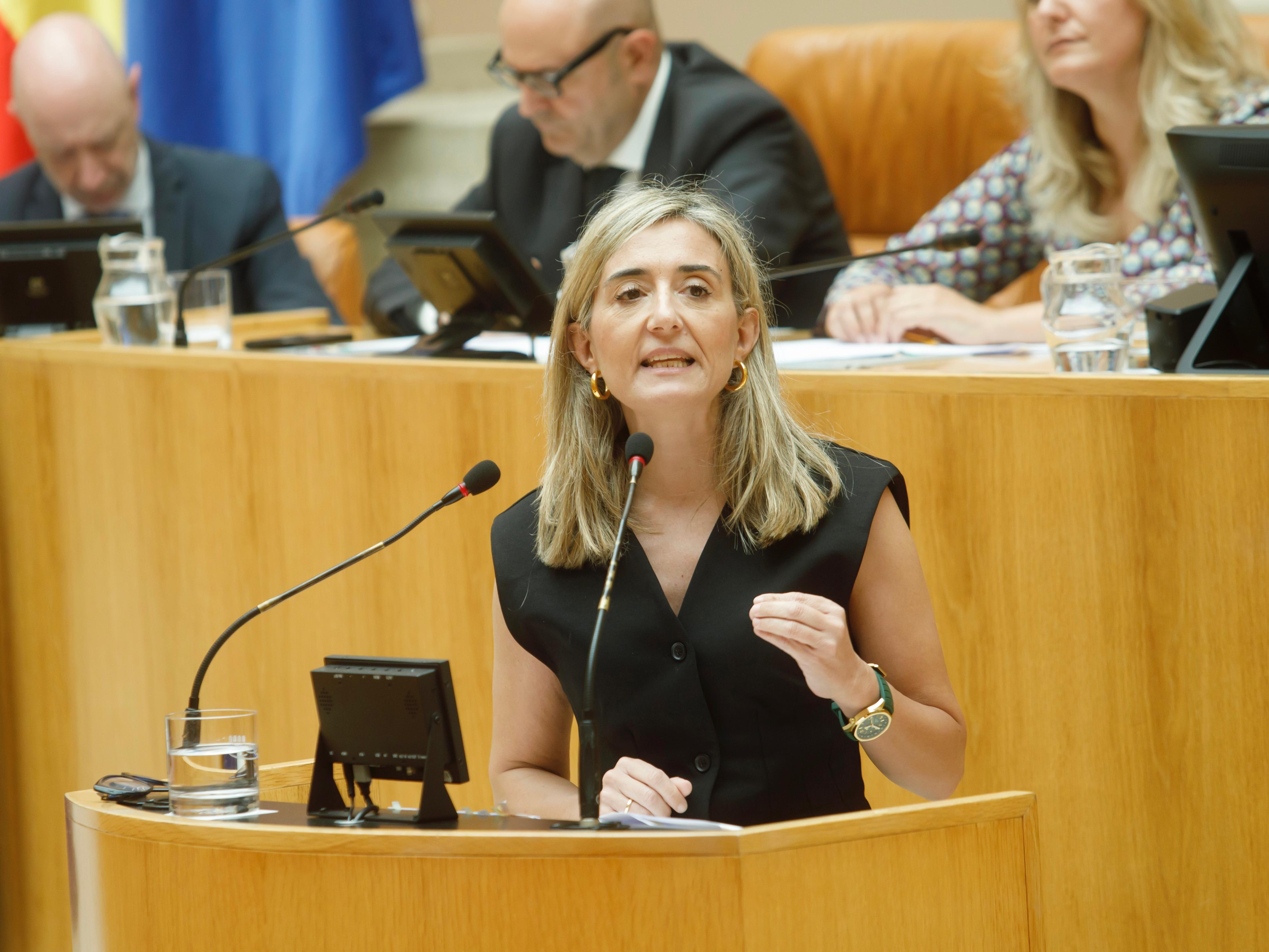 Cristina Maiso, portavoz del Grupo Parlamentario Popular