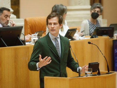 Ángel Alda, portavoz del Grupo Parlamentario VOX