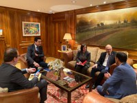 Visita del embajador de Turquía al Parlamento de La Rioja