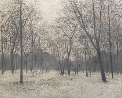 Pasos en la nieve Galano, Miguel | 2008 | 129,5 x 161,5 cm | Oleo/lino