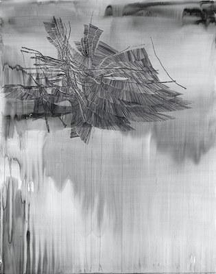 Psicografias Morán, Ruth | 2012 | 180 x 140 cm | Temple vinílico y tinta/papel